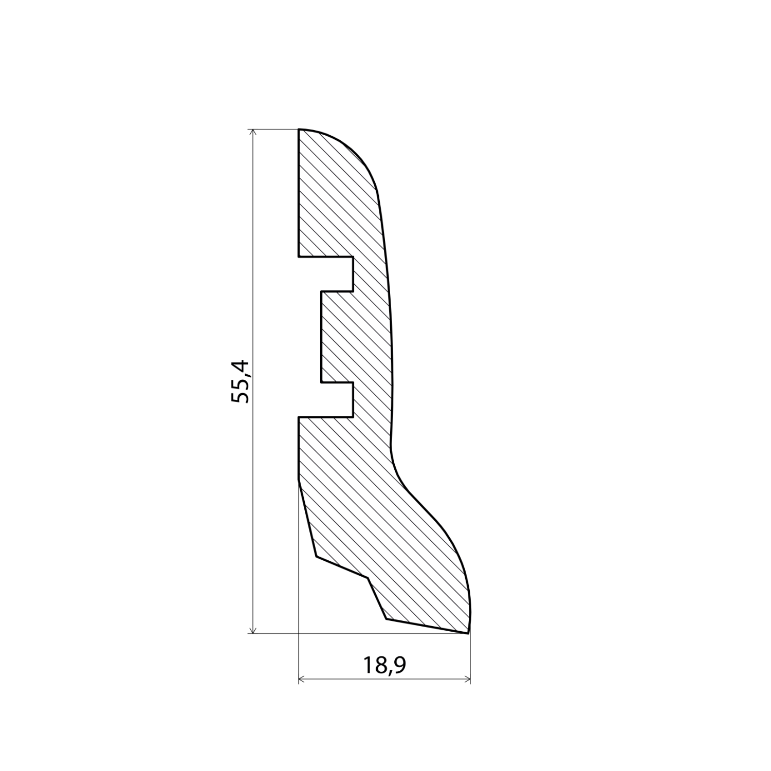 Skirting 20x56 - Image 2