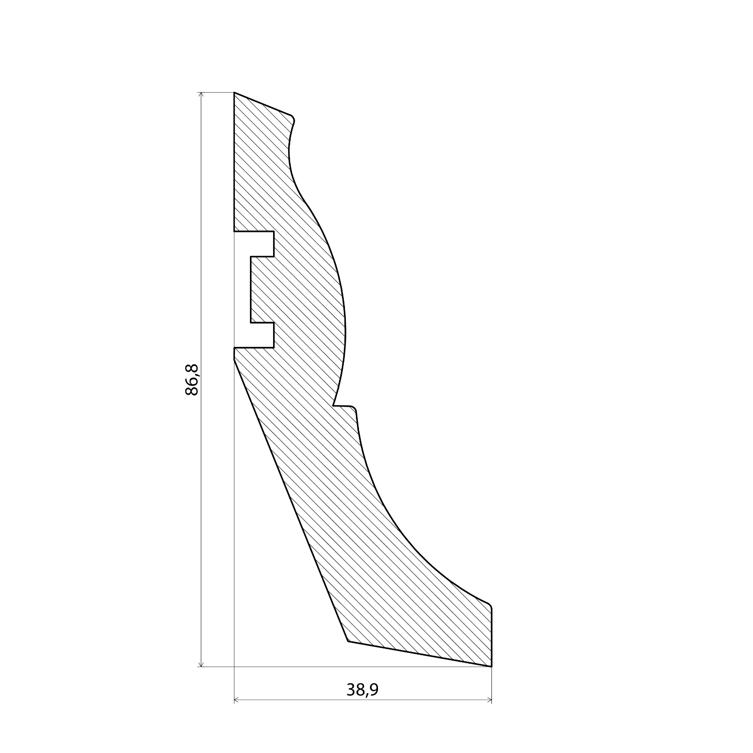 Skirting 40x90 - Image 2